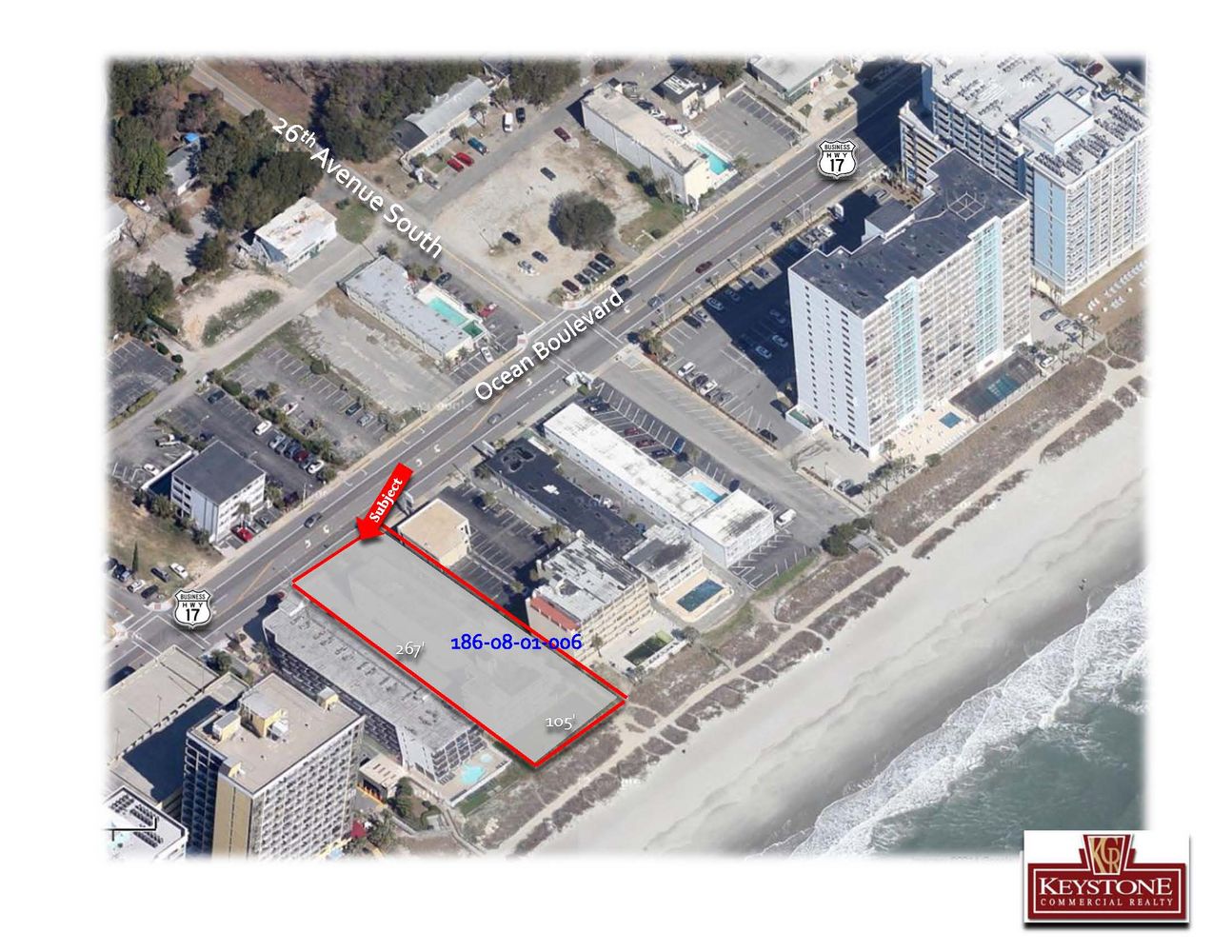 Exeter Boulevard Lots: 2609 S Ocean Blvd, Myrtle Beach, SC 29577